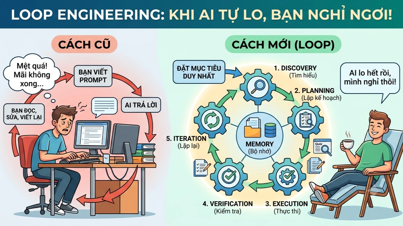 Loop Engineering: Thôi để AI tự lo đi, bạn nghỉ ngơi một chút!