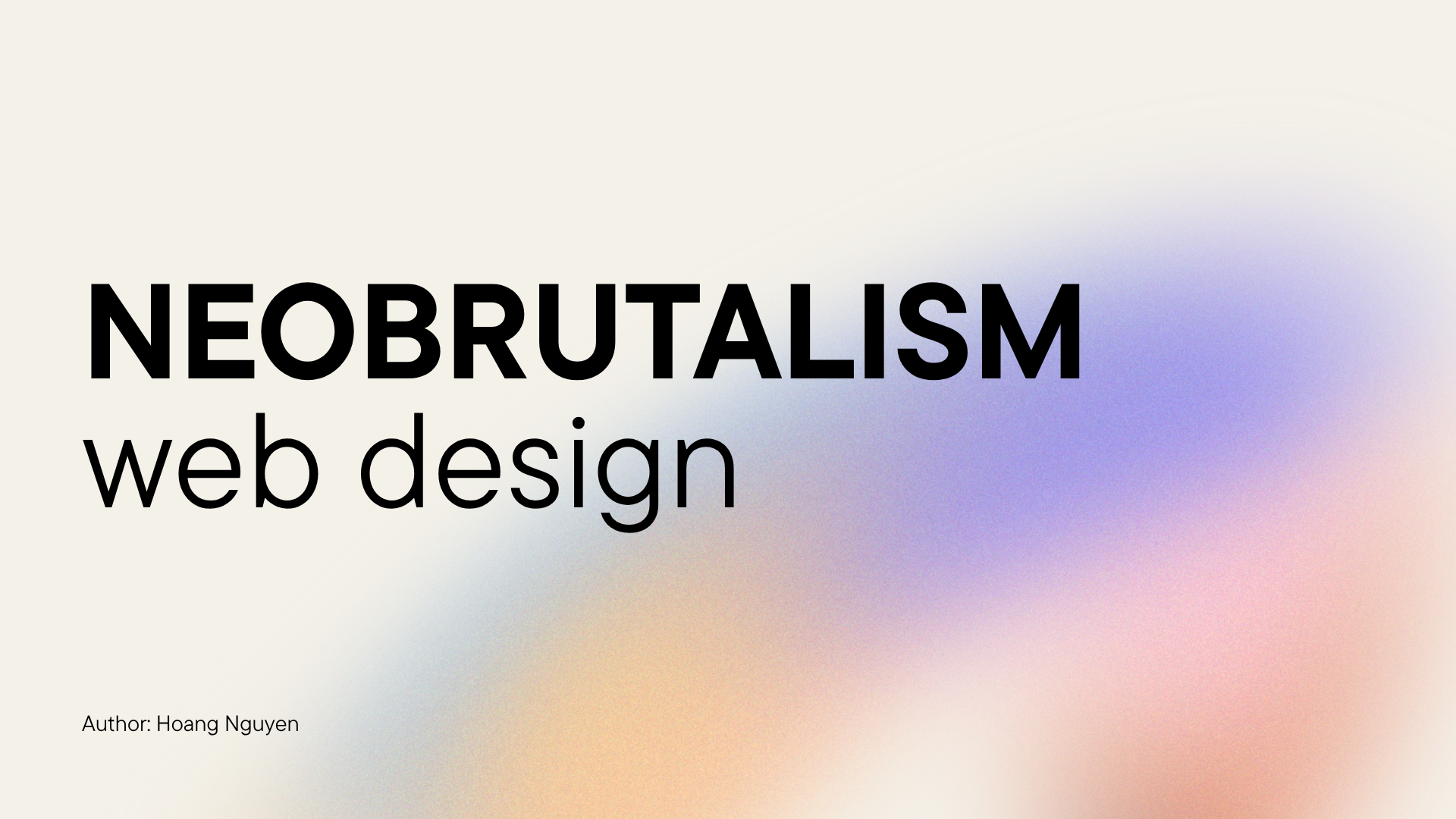 Neo Brutalism Web Design: Xấu nhưng mà Đẹp?